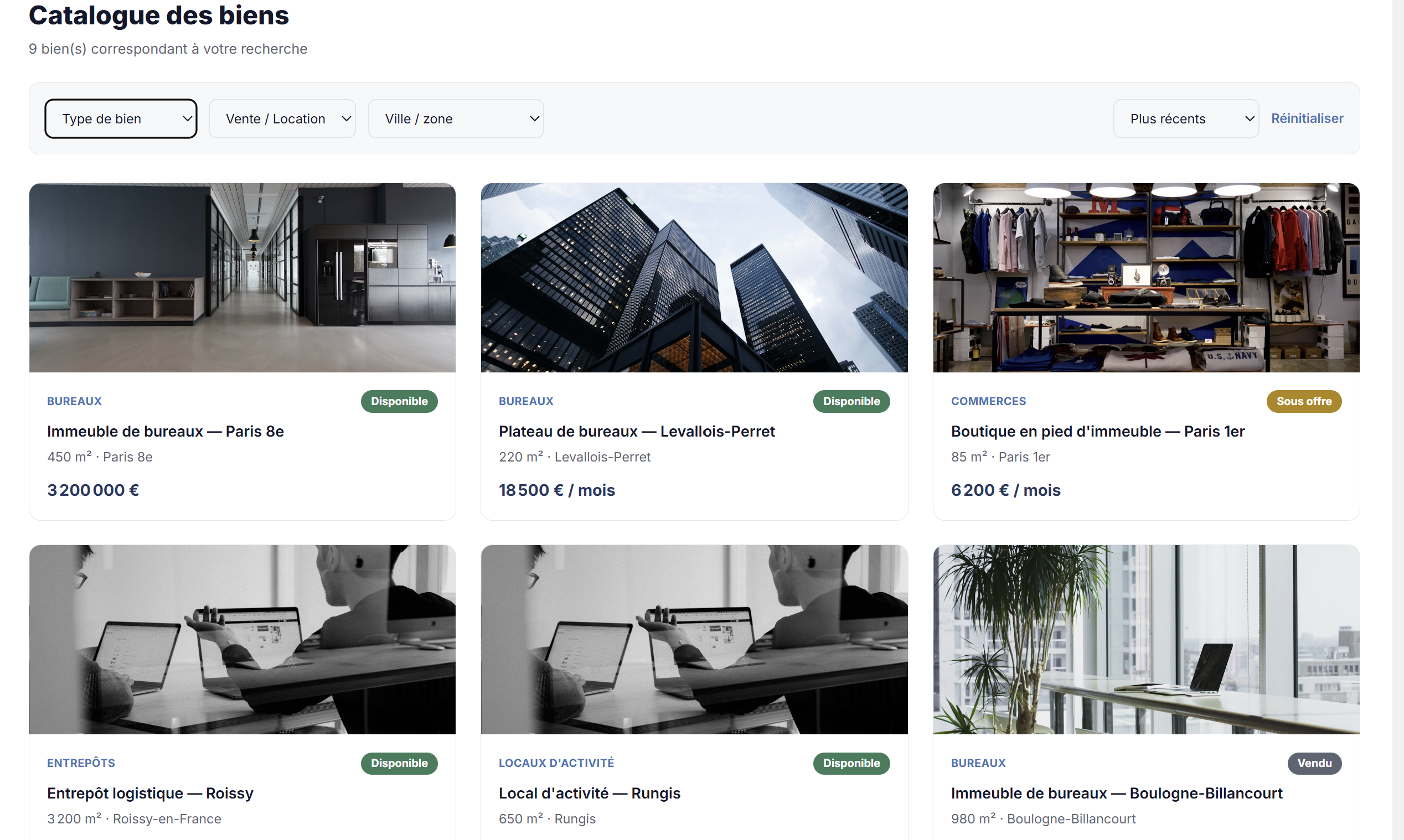 MB Conseils - Commercial Real Estate — 2