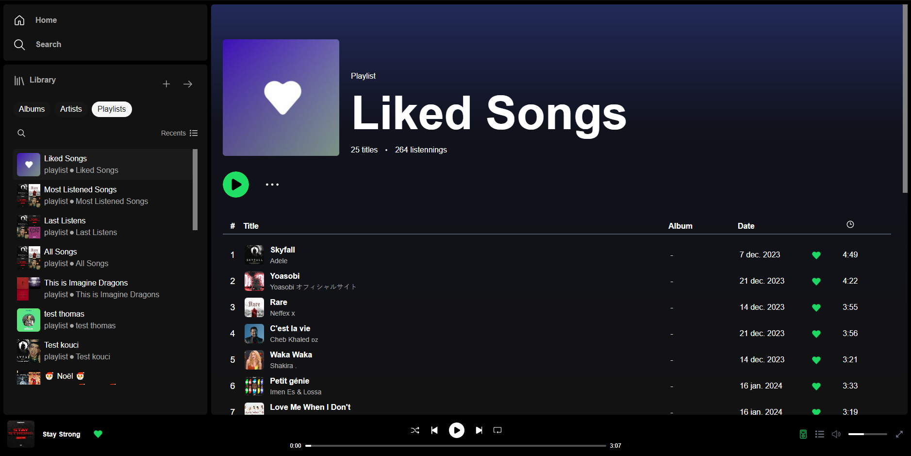 Spotify Clone - Music Player